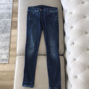 G-Star Raw Lynn Zip Mid Skinny Jeans